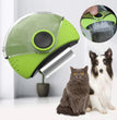 Cepillo El Cepillo Felino plus  Para Perro 3 En 1 Deslanador Peine Para Pulgas Color Verde
